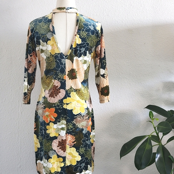 Current+Project Velvet Autumn Floral Dress - Picture 6 of 10